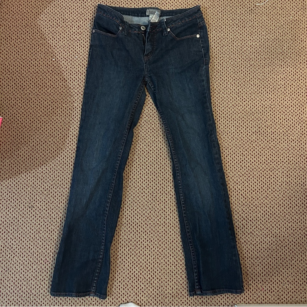 Buffalo David Bitton Dark Wash Red Accent Jeans